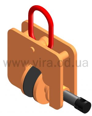 Захват-струбцина для подъема листовой конструкции